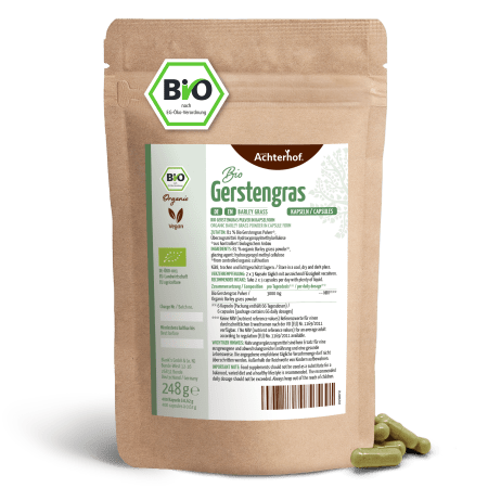 Bio Gerstengras Kapseln Nachfüllpack (400 Kapseln)