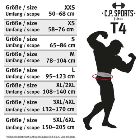 Gewichthebergürtel Leder - XL