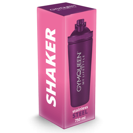 Stainless Steel Shaker lila (750ml)