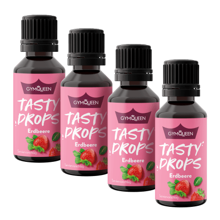 4 x Tasty Drops Strawbery