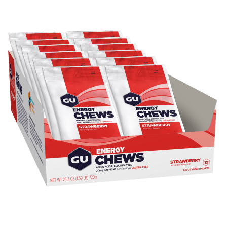 Energy Chews - 12x60g - Strawberry