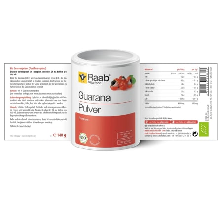 Organic Guarana Powder (140g)