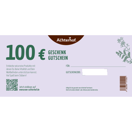 Geschenkgutschein 100 Euro