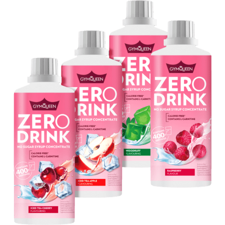 Zero Drink 4er Pack inkl. Doseerpomp