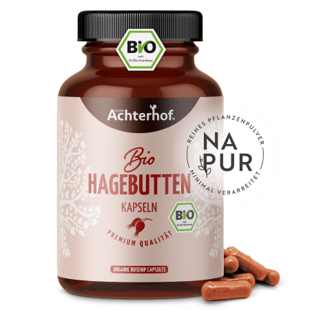Bio Hagebutten Kapseln (180 Kapseln)