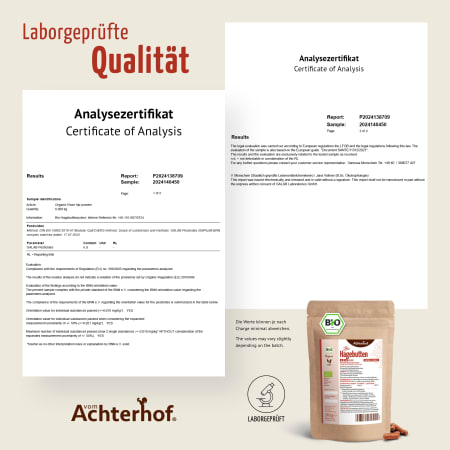 Bio Hagebutten Kapseln Nachfüllpack (400 Kapseln)