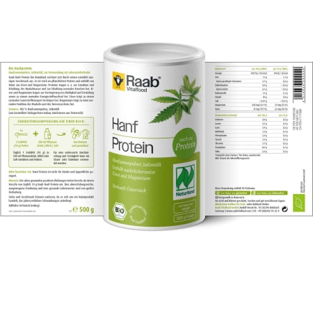 Hanfproteinpulver Bio (500g)