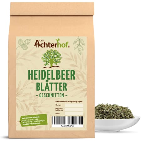 Heidelbeerblätter geschnitten (100g)