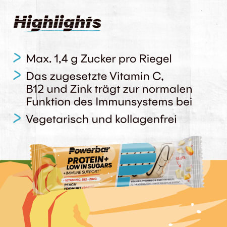 Protein+ Low in Sugar Immune Support (16x35g)