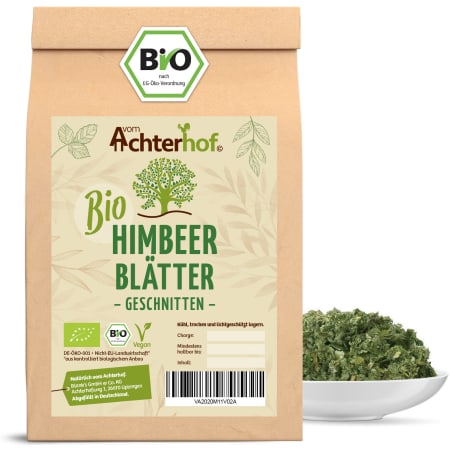 Himbeerblätter geschnitten Bio (100g)