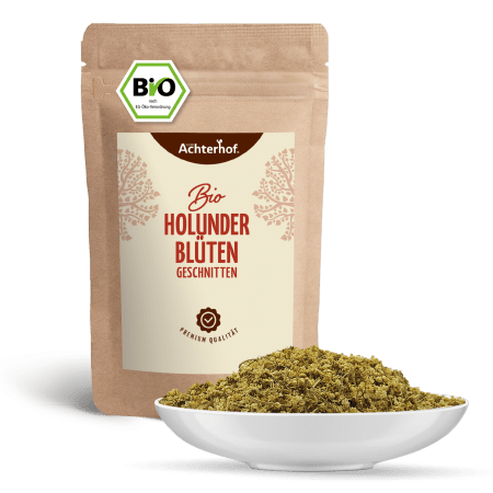 Holunderblüten geschnitten Bio (250g)