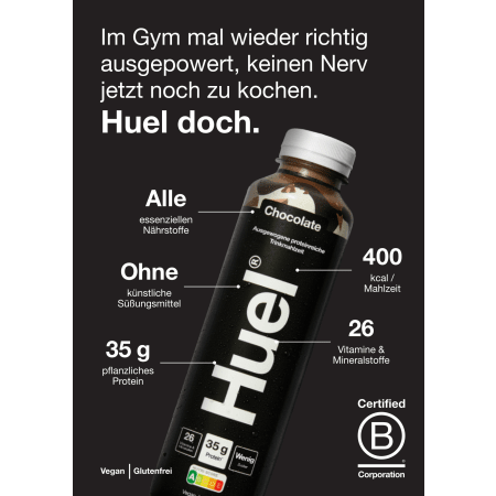 Huel Black Edition Trinkmahlzeit - 500ml - Vanilla