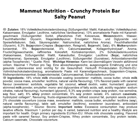 Crunchy Protein Bar - 12x45g - Salty Peanut