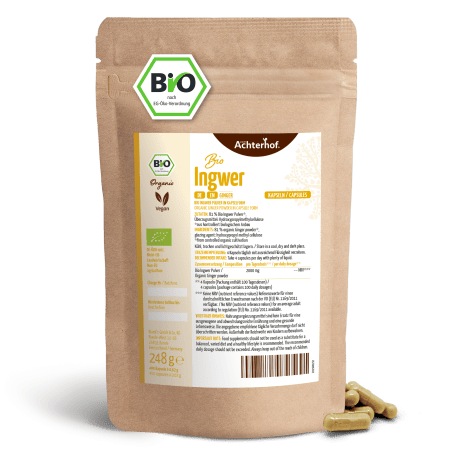 Ingwer Kapseln Bio Nachfüllpack (400 Kapseln)