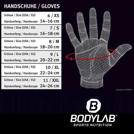 Handschuhe mit BL Logo Schwarz - M