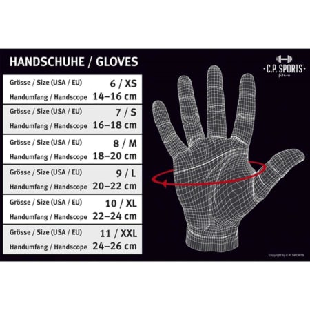 Iron-Handschuh Komfort Rot