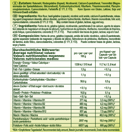 Vitamine B Bioactive (150 capsules)