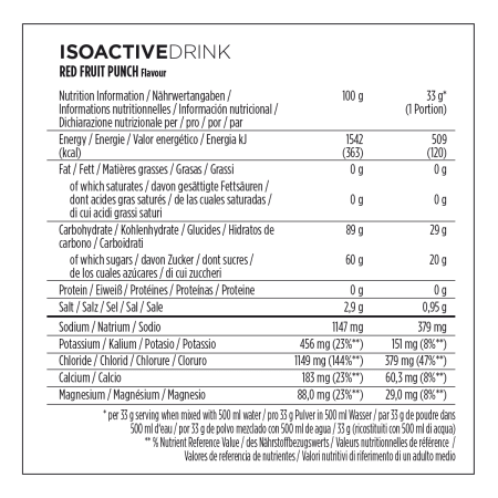 Isoactive - Isotonic Sports Drink (600g)