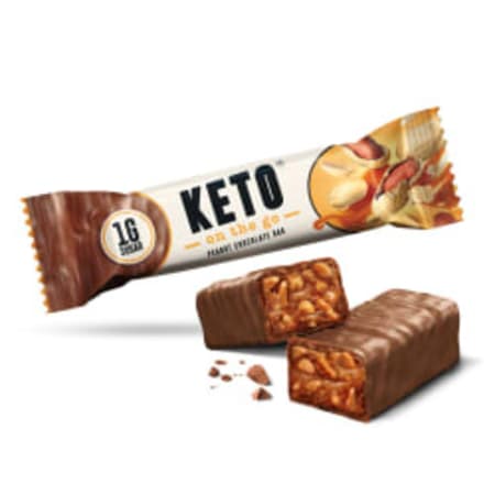KETO on the go Bar - 15x30g - Peanut Chocolate