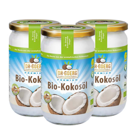 3x Bio-Kokosöl (3x1000ml)