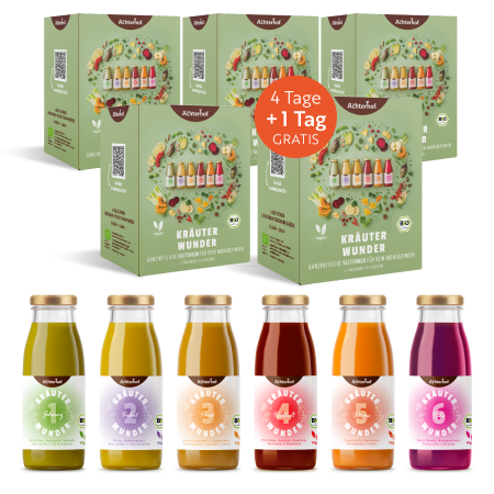 Kräuterwunder Bio Fastenkur 4+1 Tag gratis