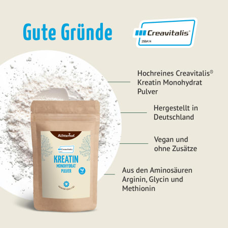 Creavitalis® Kreatin Monohydrat Pulver (250g)