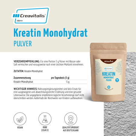 Creavitalis® Kreatin Monohydrat Pulver (250g)