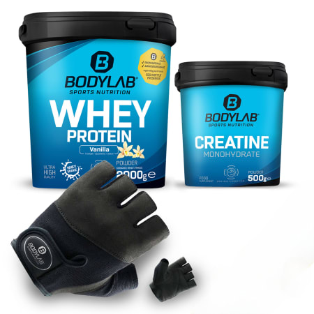Kreatin Protein Deal + handschoenen