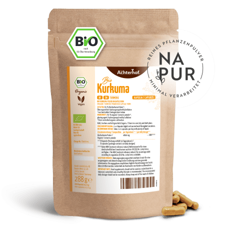 Bio Kurkuma Kapseln Nachfüllpack (400 Kapseln)