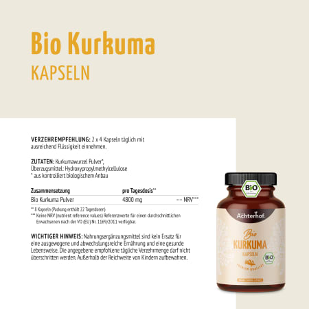 Kurkuma Kapseln: 2+1 Aktion