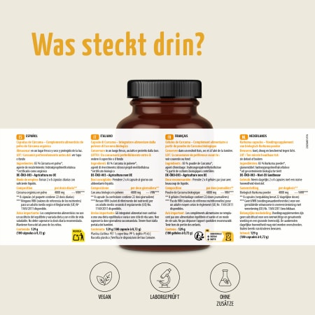 Kurkuma Kapseln: 2+1 Aktion