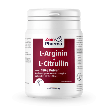 L-Arginin + L-Citrullin Pulver (180g)
