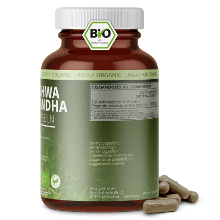 Doppelpack: LINEAVI Ashwagandha Kapseln bio (2x150 Kapseln)