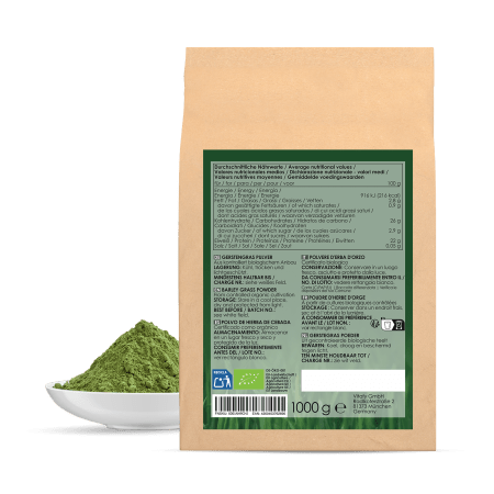 LINEAVI Gerstengraspulver bio (1000g)