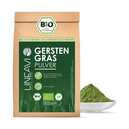 LINEAVI Gerstengraspulver bio (1000g)