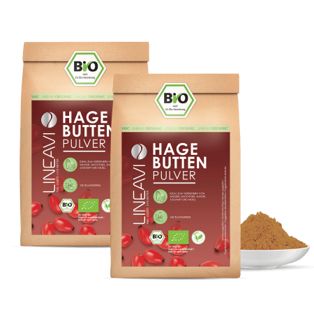 2 x LINEAVI Rosehip powder organic (1000g)