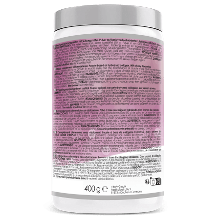 LINEAVI Kollagen Proteinpulver - 400g - Kirsche