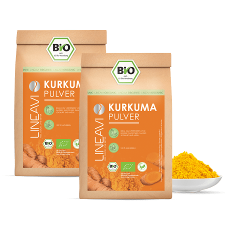 Doppelpack: LINEAVI Kurkumapulver bio (2x1000g)