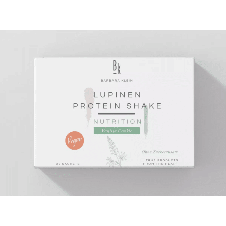 Lupinen Protein Shake - 20x18g - Vanille Cookie (Vegan)
