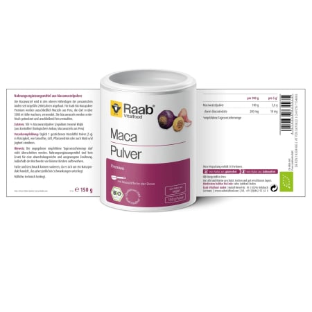 Maca-Pulver bio (150g)