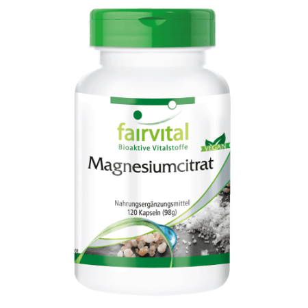 Magnesiumcitrat (120 Kapseln)