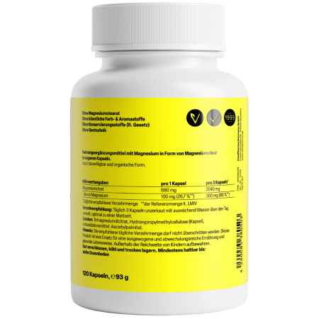 Magnesium Citrate (120 capsules)