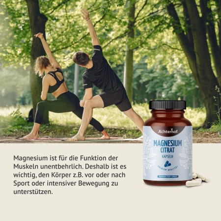 Magnesiumcitrat Kapseln (180 Kapseln)