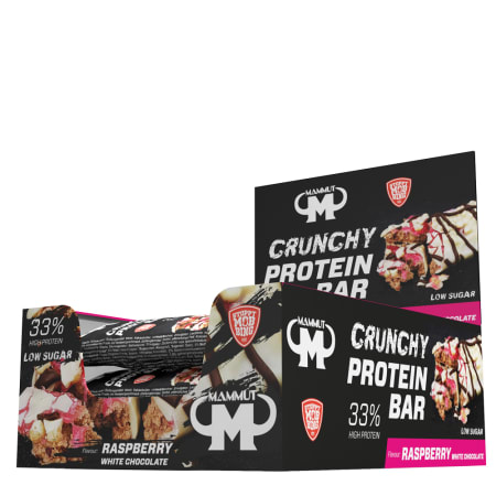 Crunchy Protein Bar - 12x45g - Raspberry White Chocolate