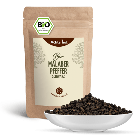 Malabar Pfeffer schwarz ganz Bio (100g)