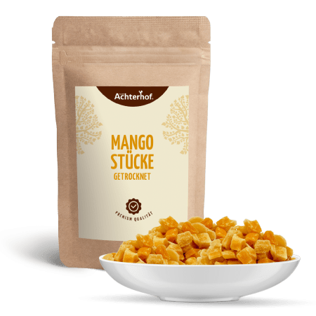 Mangostücke getrocknet & gezuckert (250g)