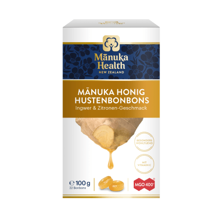 Manuka MGO 400 Bonbons - 100g - Ginger-Lemon