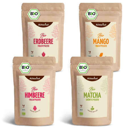 Bio Matcha Fruchtpulver Set