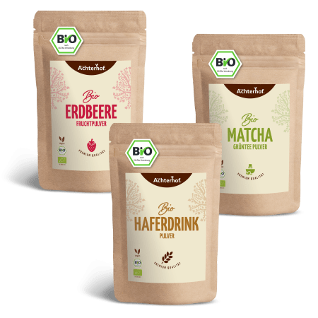 Bio Strawberry Matcha Latte Set