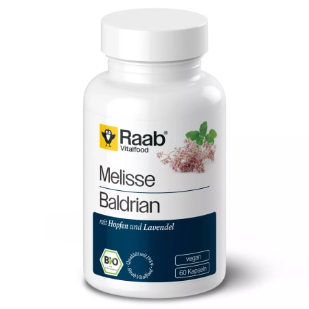Melisse Baldrian bio (60 Kapseln)